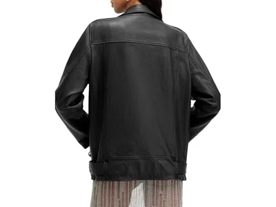 Allsaints Billie Biker In Black