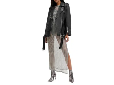 Allsaints Billie Biker In Black