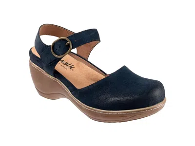 Softwalk Mabelle Clog In Blue