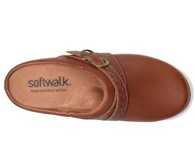 Softwalk Wide Width Asmara Clog In Brown