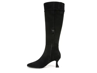 Sam Edelman Lyla Womens Suede Solid Knee-high Boots In Black