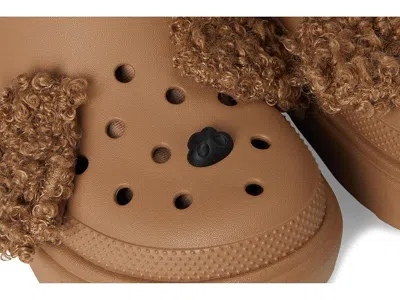 Crocs Stomp Lined Clogs Slippers Sepia Bear : In Multi