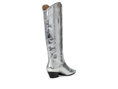 Steve Madden Dollie Western Boot In Metallic