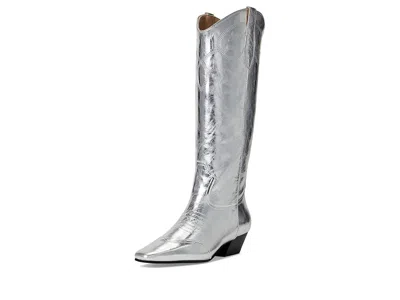 Steve Madden Dollie Western Boot In Metallic