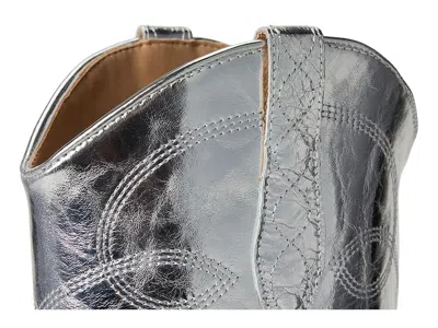 Steve Madden Dollie Western Boot In Metallic
