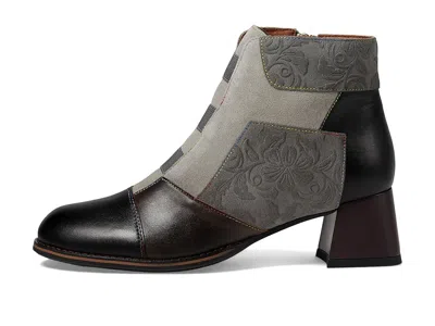 L'artiste By Spring Step Copine Cap Toe Bootie In Gray