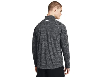 Under Armour Men's Ua Tech Space-dyed 1/2-zip Performance Sweatshirt In Gray