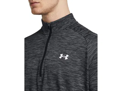 Under Armour Men's Ua Tech Space-dyed 1/2-zip Performance Sweatshirt In Gray