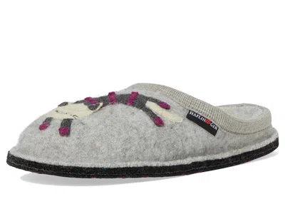 Haflinger Katze Slippers Grey : Eu 40 (us In Multi