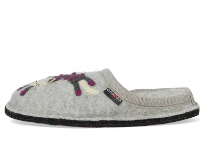 Haflinger Katze Slippers Grey : Eu 40 (us In Multi