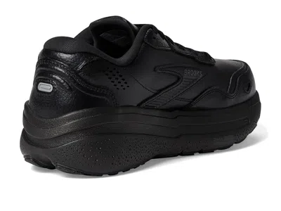 Brooks Ghost Max Leather In Black