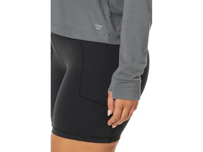 Free Fly Elevate Long Sleeve Performance T-shirt In Gray