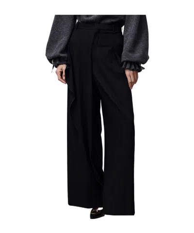 Dior Draped Regular-fit Pants In Black