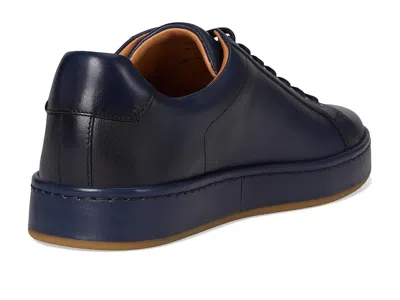 Allen Edmonds Chambers Croc Embossed Cap Toe Sneaker In Blue