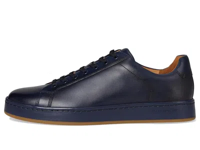 Allen Edmonds Chambers Croc Embossed Cap Toe Sneaker In Blue