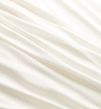 Dior Pleated Cape In White