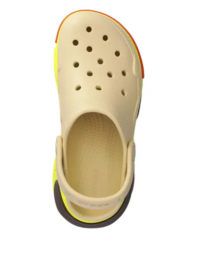 Crocs Perforated Platform Slide In Brown