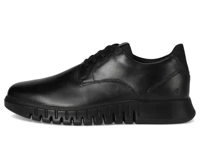 Ecco Gruuv Studio Plain Toe Sneaker In Black
