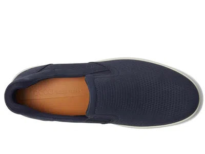 Ecco Soft 7 Easy Slip On Sneaker In Blue