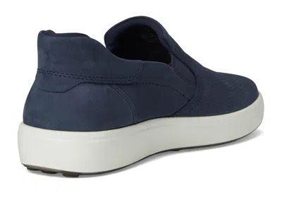 Ecco Soft 7 Easy Slip On Sneaker In Blue