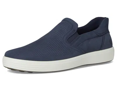 Ecco Soft 7 Easy Slip On Sneaker In Blue