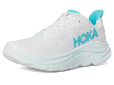 Hoka One One Logo Detailed Lace-up Sneakers In White