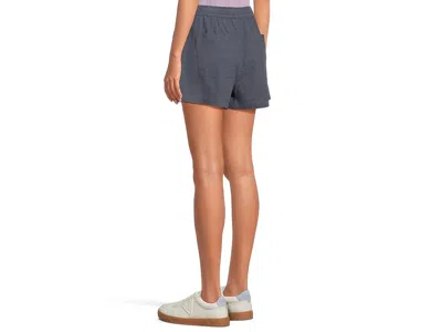 Toad And Co Taj Hemp Pull-on Shorts In Blue
