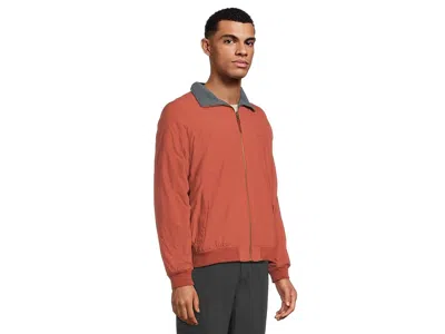 L.l.bean Reversible Warm Up Jacket In Brown