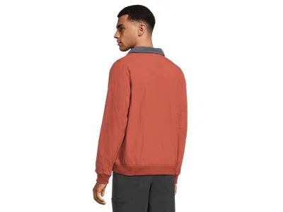 L.l.bean Reversible Warm Up Jacket In Brown