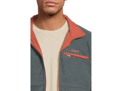L.l.bean Reversible Warm Up Jacket In Brown