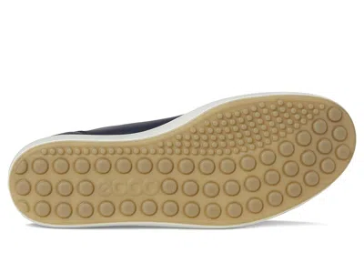 Ecco Low-top Sneakers With Smooth Leather Upper In Blue