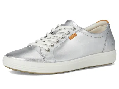 Ecco Soft 7 Sneaker In Silver