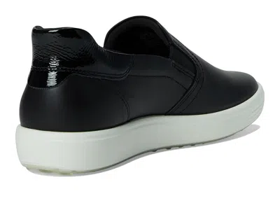 Ecco Soft 7 Easy Slip-on Sneaker In Black