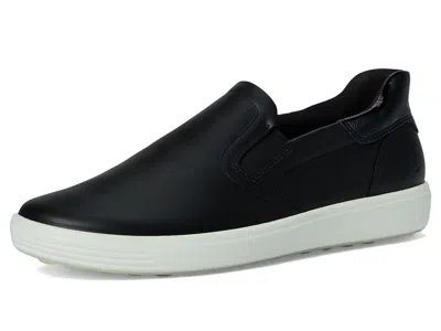 Ecco Soft 7 Easy Slip-on Sneaker In Black