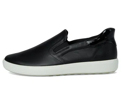 Ecco Soft 7 Easy Slip-on Sneaker In Black