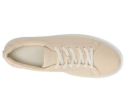 Ecco Soft 60 Leather Sneakers In Neutral