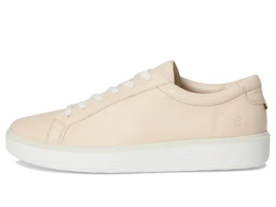 Ecco Soft 60 Leather Sneakers In Neutral