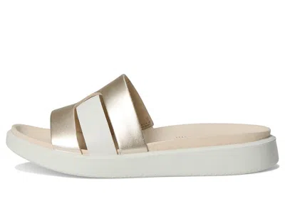 Ecco Flowt Oasis Slide Sandal In Neutral