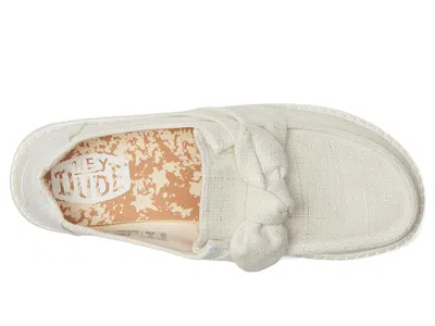 Hey Dude Wendy Bow Shimmer In Silver