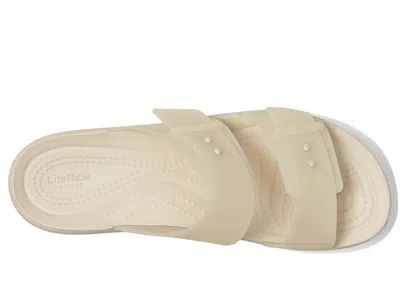 Crocs Brooklyn Buckle Low Wedge In Multi