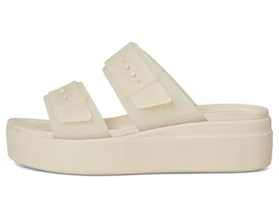 Crocs Brooklyn Buckle Low Wedge In Multi