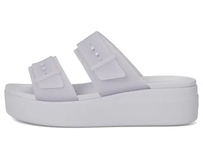 Crocs Brooklyn Buckle Low Wedge In Multi