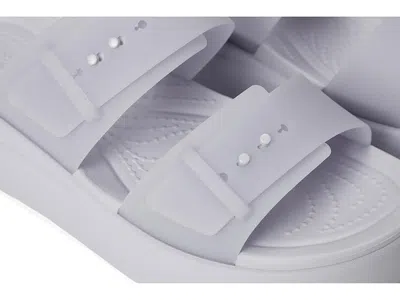 Crocs Brooklyn Buckle Low Wedge In Multi