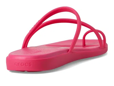 Crocs Miami Toe Loop Sandal In Pink