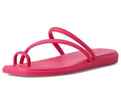 Crocs Miami Toe Loop Sandal In Pink