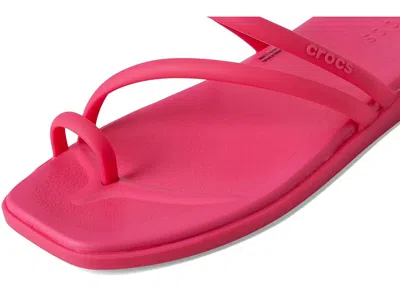 Crocs Miami Toe Loop Sandal In Pink