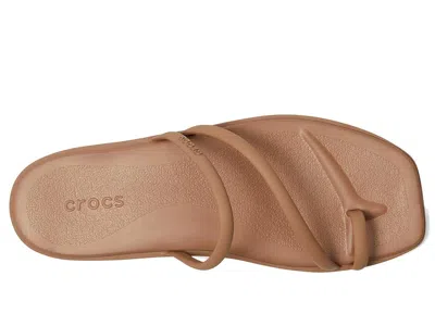 Crocs Miami Toe Loop Sandal In Brown
