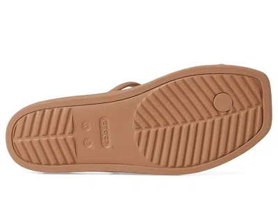 Crocs Miami Toe Loop Sandal In Brown