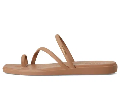 Crocs Miami Toe Loop Sandal In Brown