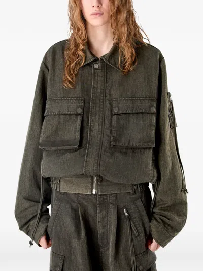 Camperlab Pocket Zip Jacket In Brown